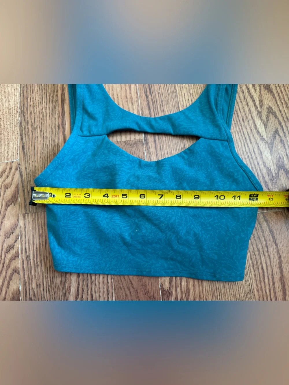 Lululemon Everlux Cut-Out Train Bra*Medium Support,B/C Cups Crunch Teal Lagoon